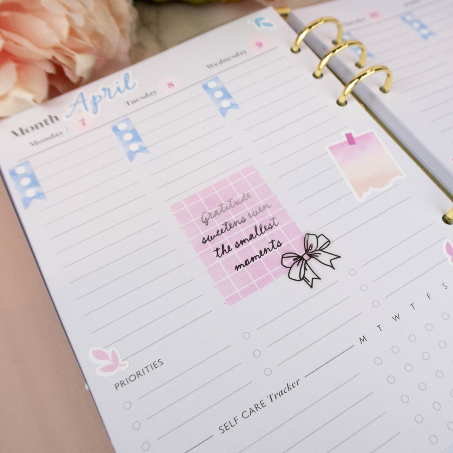 LIFE IS SWEET - FOILED PLANNER STICKER QUOTES