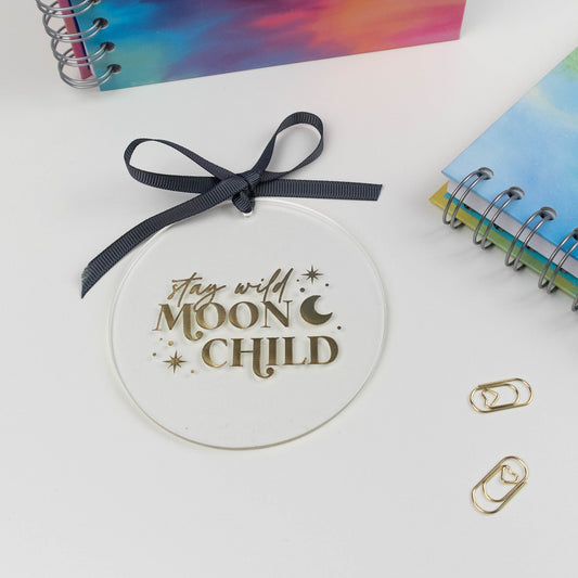 STAY WILD MOON CHILD DECORATION