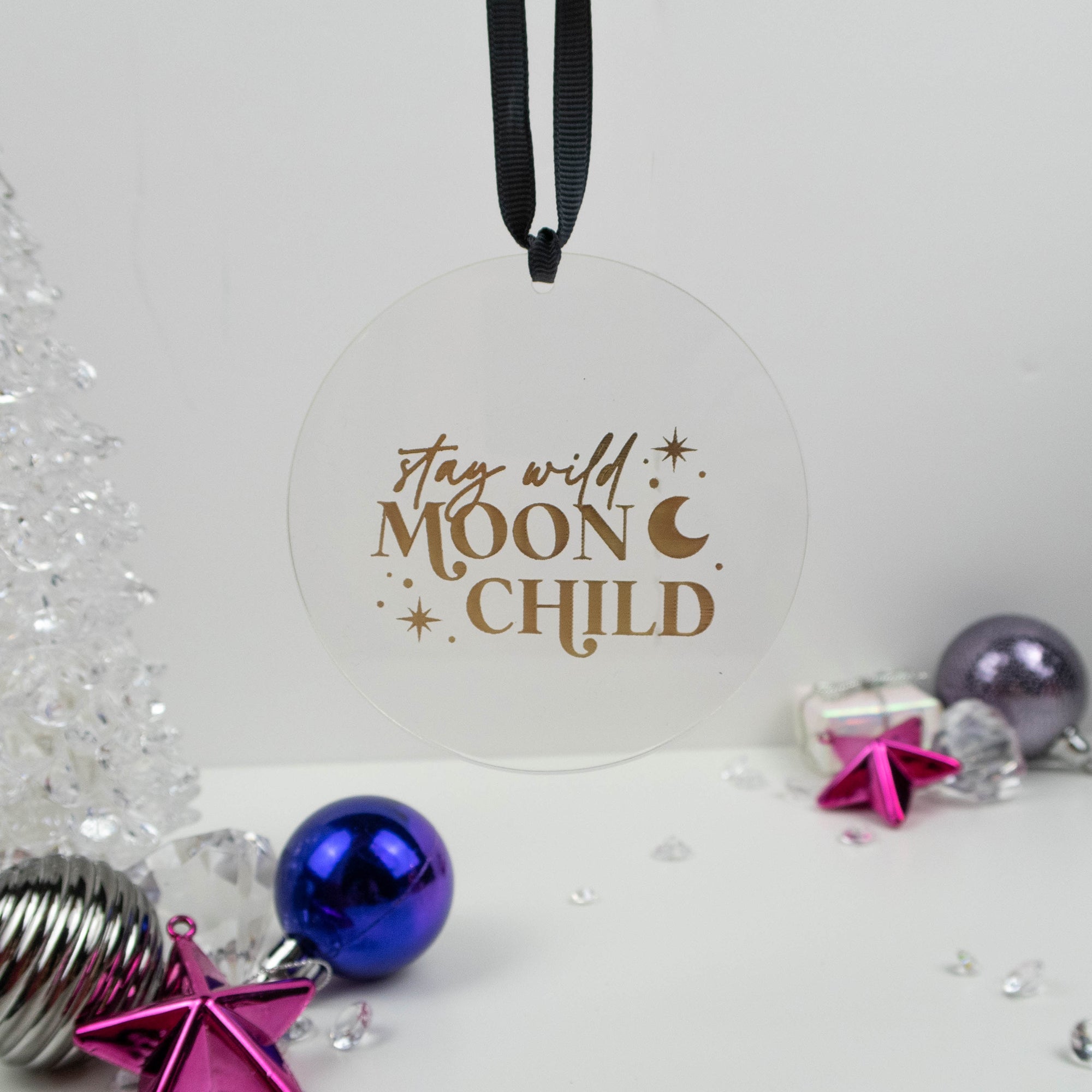 STAY WILD MOON CHILD DECORATION - Rebecca Yates