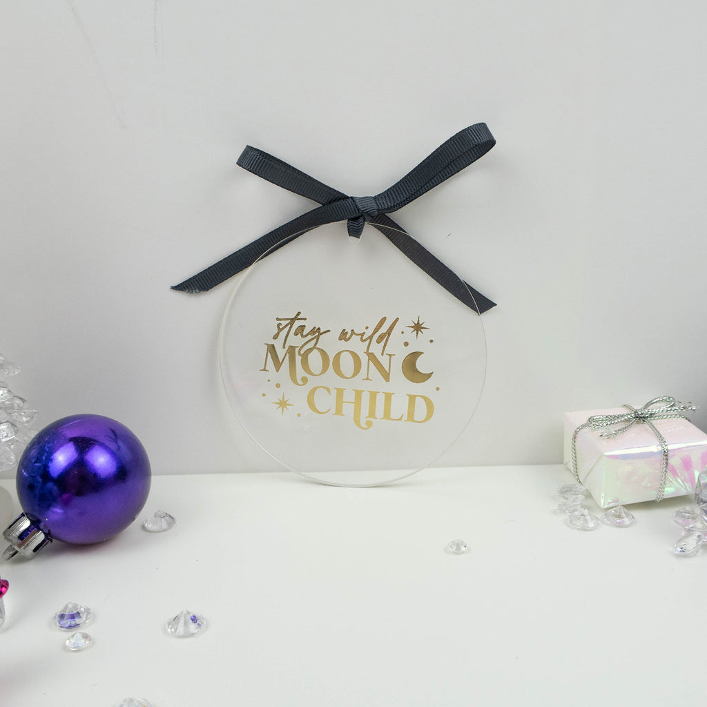 STAY WILD MOON CHILD DECORATION - Rebecca Yates