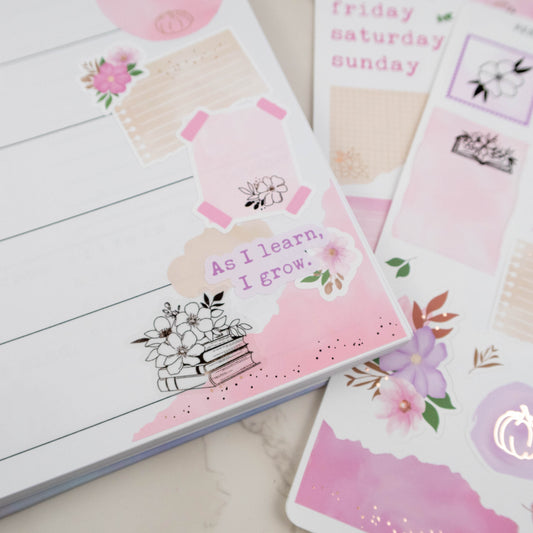 MORE TO LEARN - QUOTES PLANNER STICKER SHEET