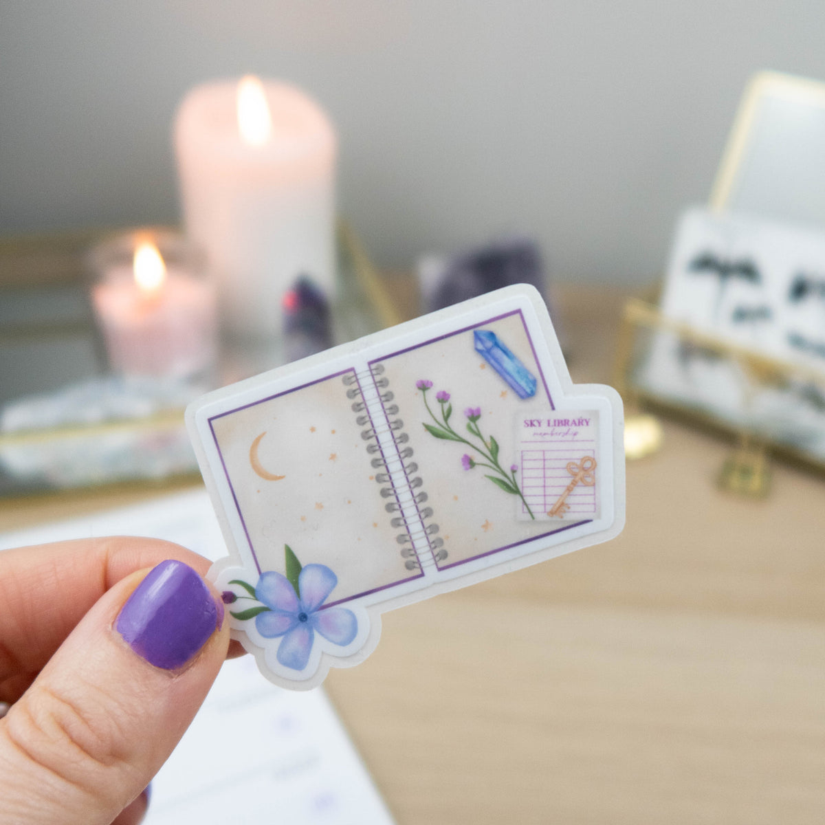 TWILIGHT JOURNAL - SINGLE STICKER - Rebecca Yates