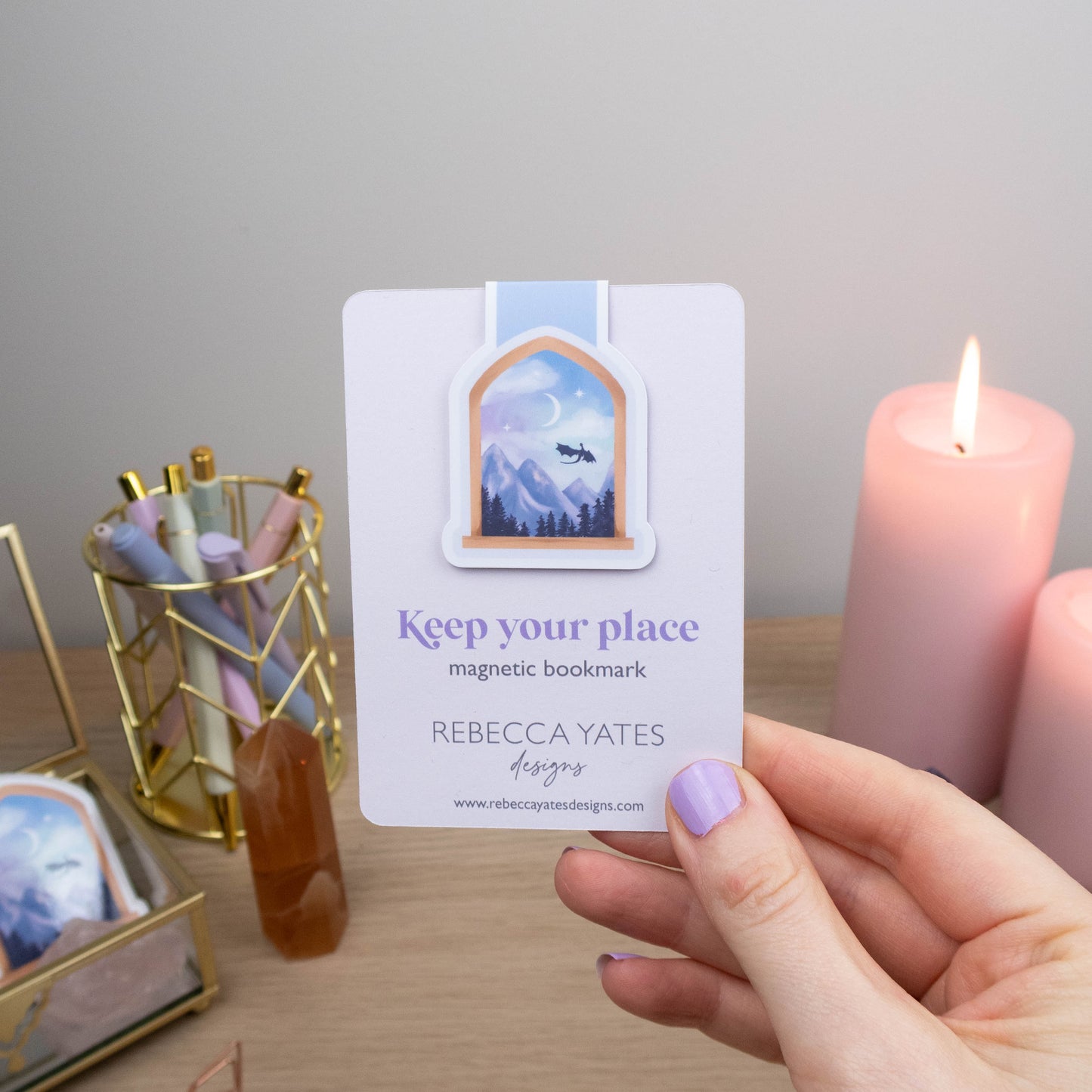 WINDOW TO A NEW WORLD  - MAGNETIC BOOKMARK