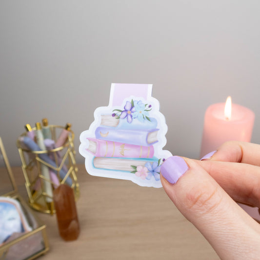 FANTASY BOOK STACK  - MAGNETIC BOOKMARK