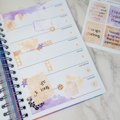 LEOPARD PRINT DECO - FOILED PLANNER STICKERS