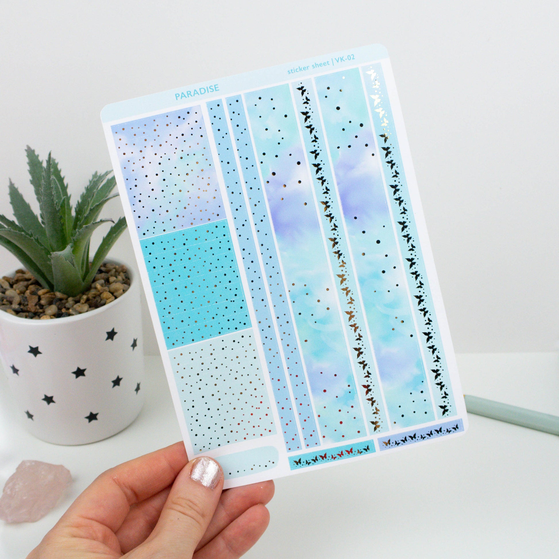PARADISE - VERTICAL PLANNER WEEKLY KIT - Rebecca Yates