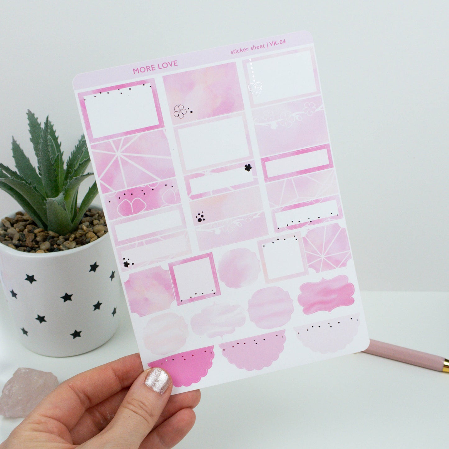 MORE LOVE - VERTICAL PLANNER WEEKLY KIT