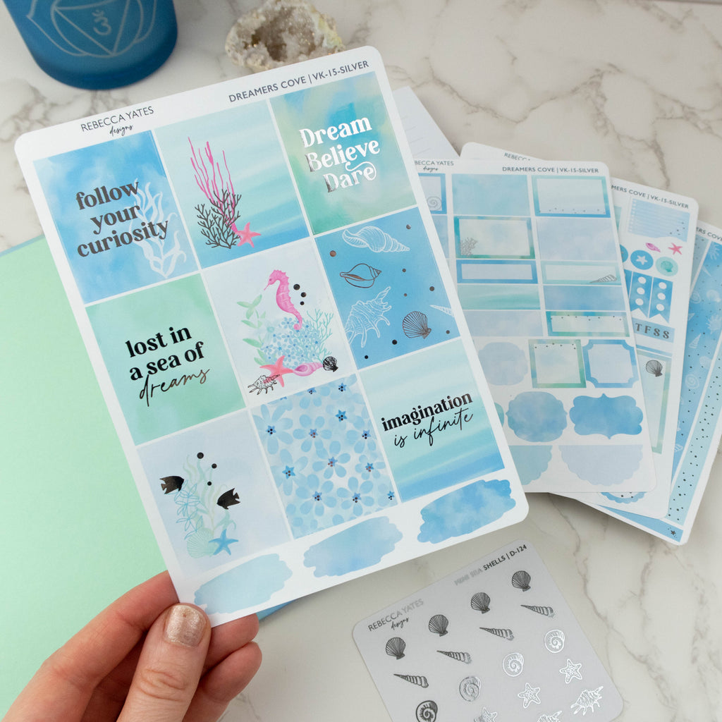 DREAMERS COVE - VERTICAL PLANNER WEEKLY KIT - Rebecca Yates