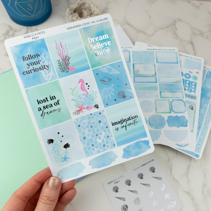 DREAMERS COVE - VERTICAL PLANNER WEEKLY KIT - Rebecca Yates