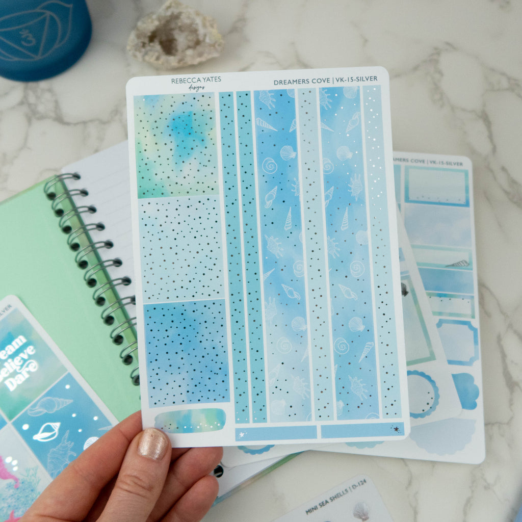 DREAMERS COVE - VERTICAL PLANNER WEEKLY KIT - Rebecca Yates