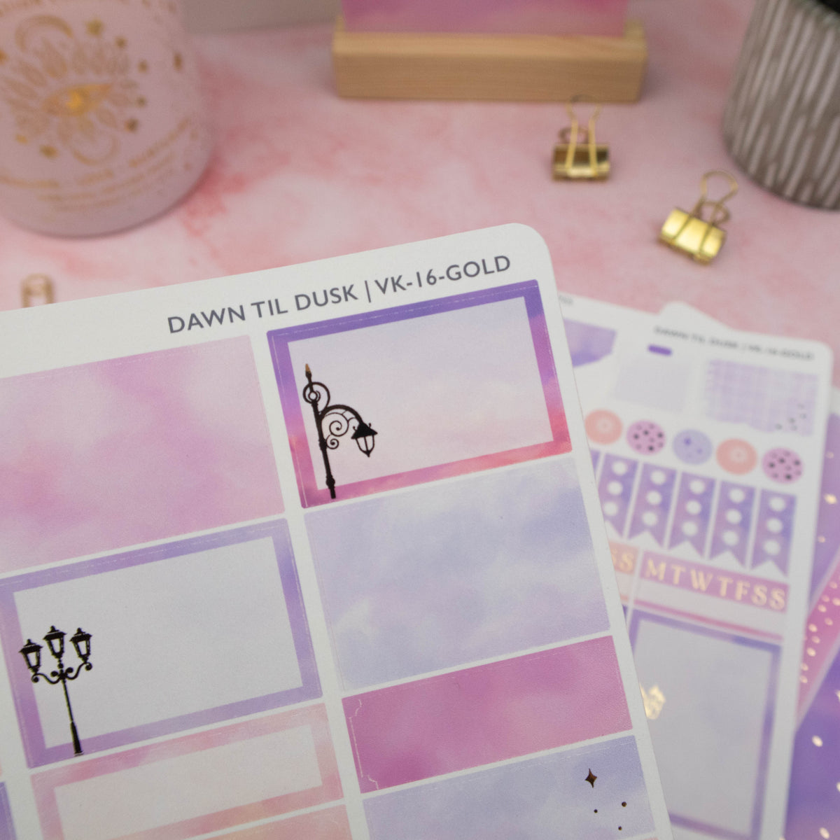 DAWN TIL DUSK - VERTICAL PLANNER WEEKLY KIT