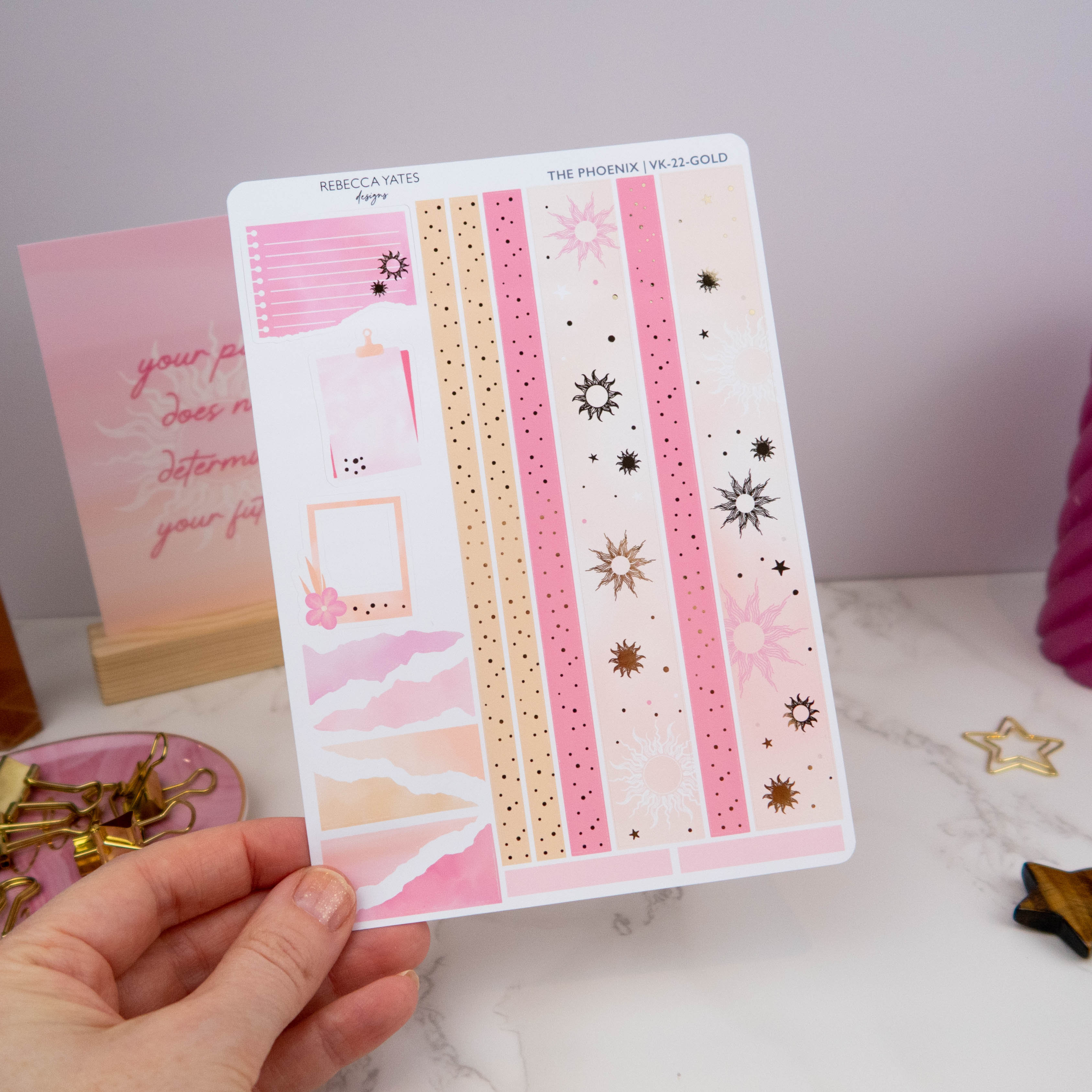 THE PHOENIX - VERTICAL PLANNER WEEKLY KIT - Rebecca Yates