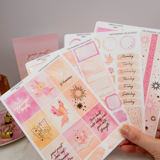 THE PHOENIX - VERTICAL PLANNER WEEKLY KIT - Rebecca Yates