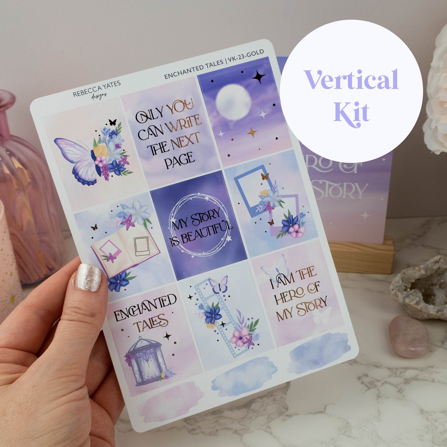 ENCHANTED TALES - VERTICAL PLANNER WEEKLY KIT