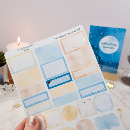 NEW PAGES - VERTICAL PLANNER WEEKLY KIT