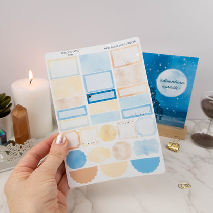 NEW PAGES - VERTICAL PLANNER WEEKLY KIT