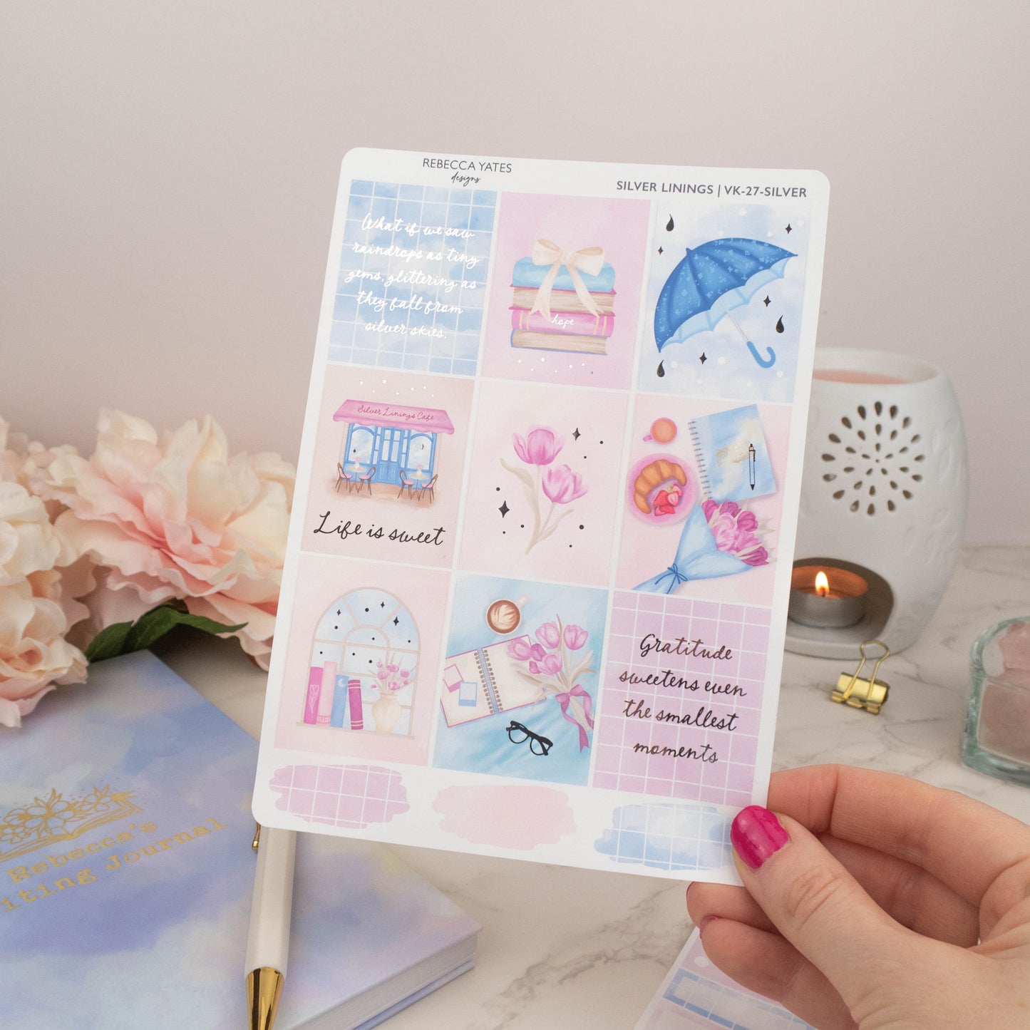 SILVER LININGS - BIG CREATIVE STICKER BUNDLE - Rebecca Yates