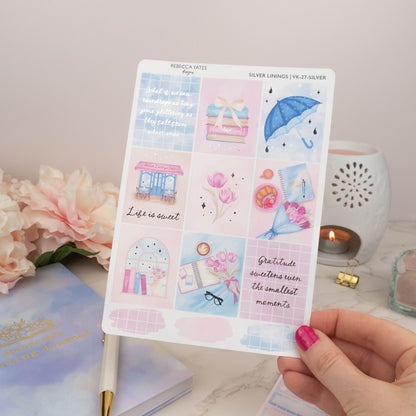 SILVER LININGS - BIG CREATIVE STICKER BUNDLE - Rebecca Yates