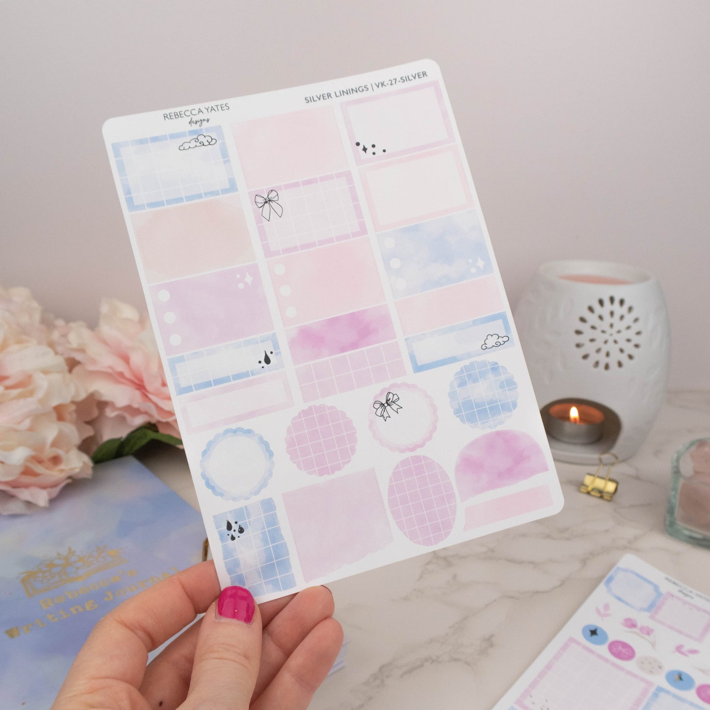 SILVER LININGS - VERTICAL PLANNER WEEKLY KIT