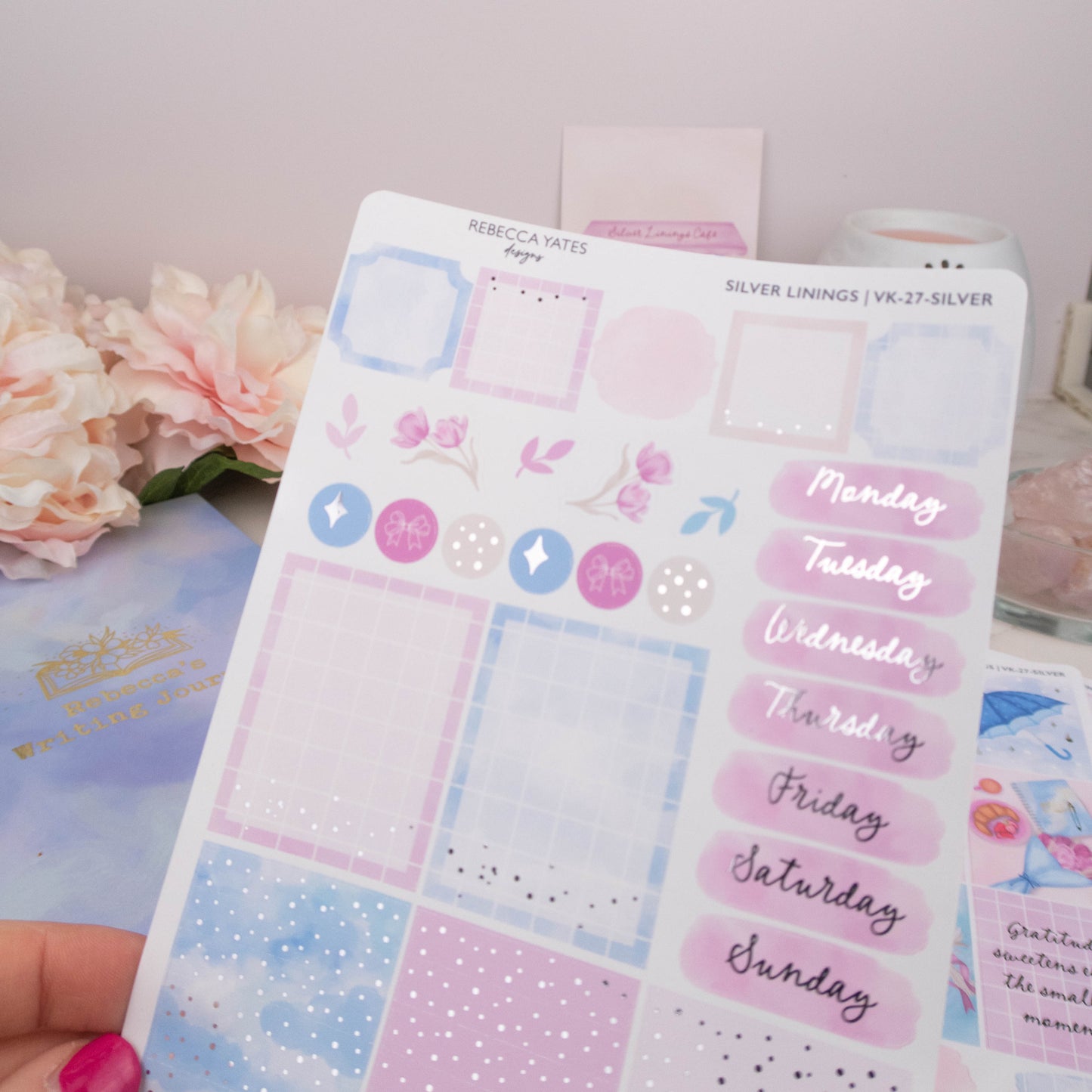 SILVER LININGS - VERTICAL PLANNER WEEKLY KIT