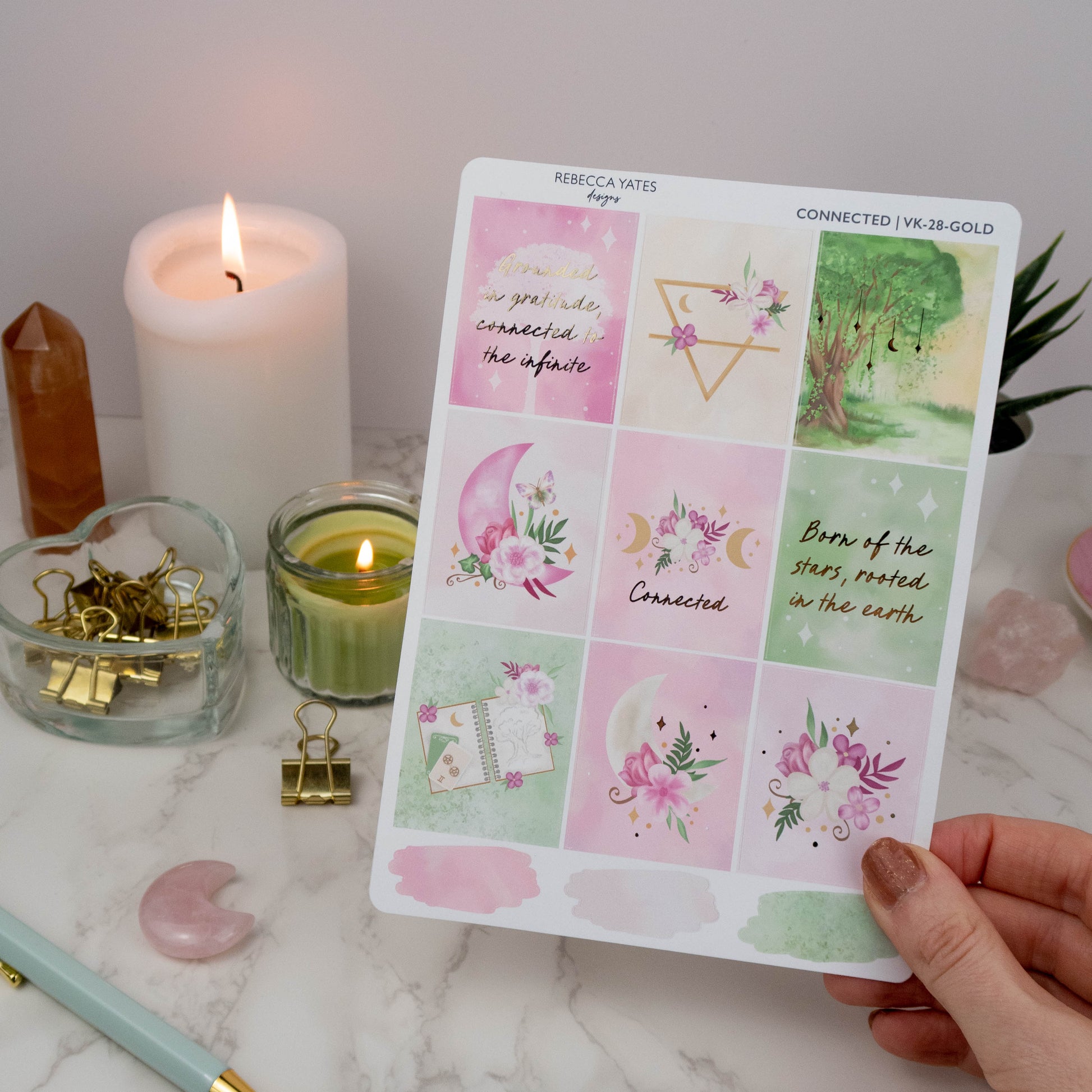 CONNECTED - BIG STICKER BUNDLE - Rebecca Yates