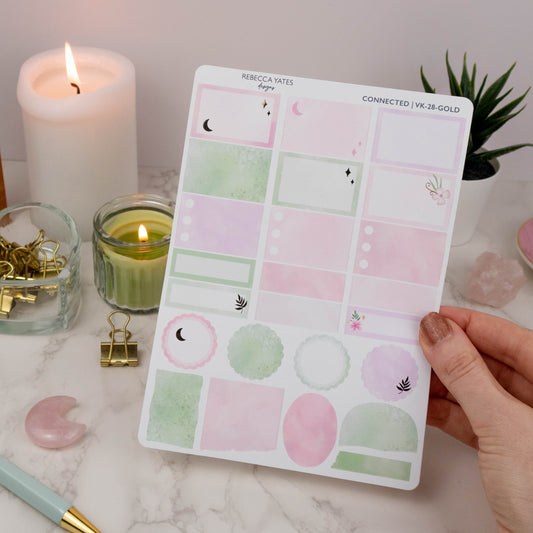 CONNECTED - VERTICAL PLANNER WEEKLY KIT - Rebecca Yates