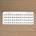 SPRING TULIPS TRIM - FOILED WASHI STYLE STICKERS - W-10