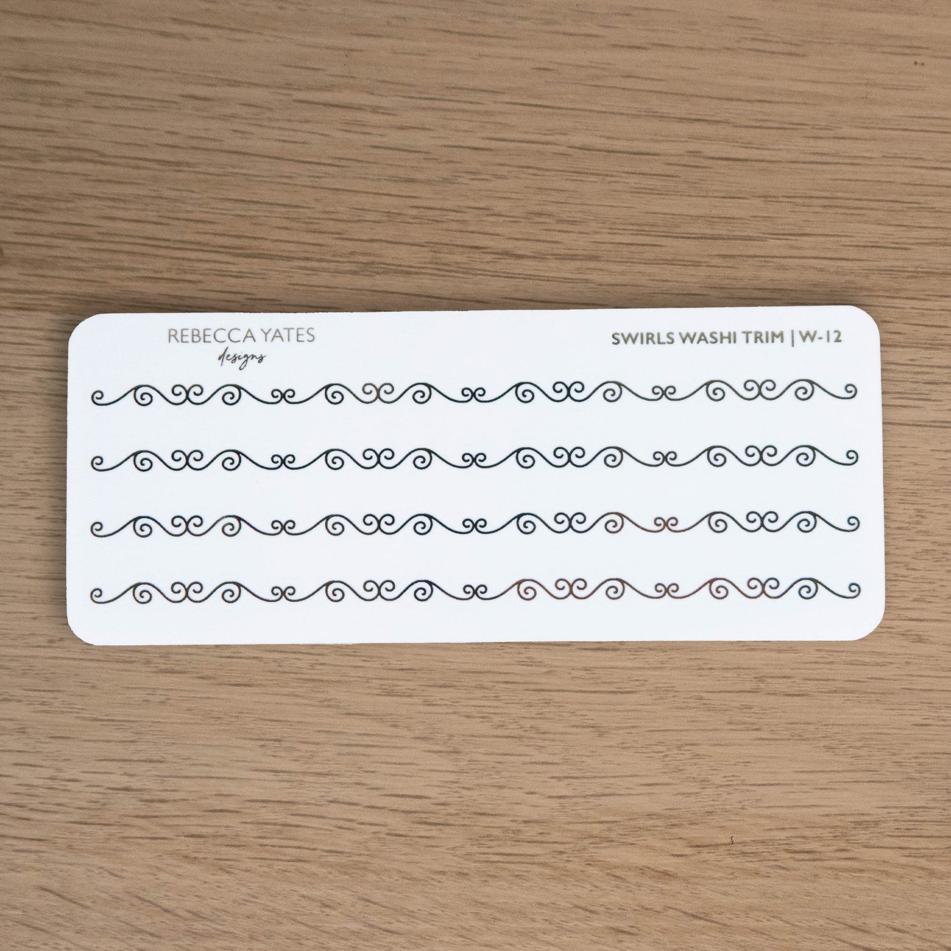 Swirls Washi Trim - W-12
