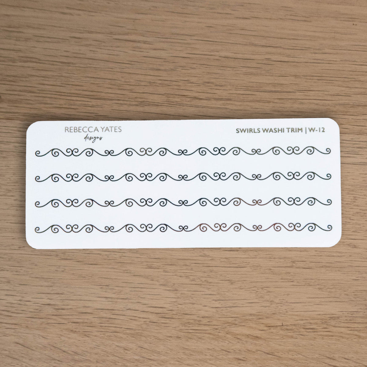 Swirls Washi Trim - W-12