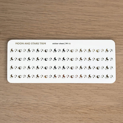 Moon and Stars Trim - W-16
