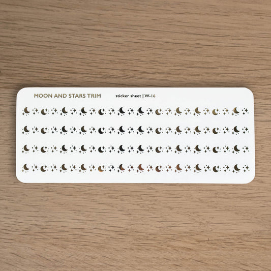 Moon and Stars Trim - W-16