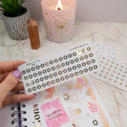 MINI SUN WASHI TRIM - FOILED PLANNER STICKERS - Rebecca Yates