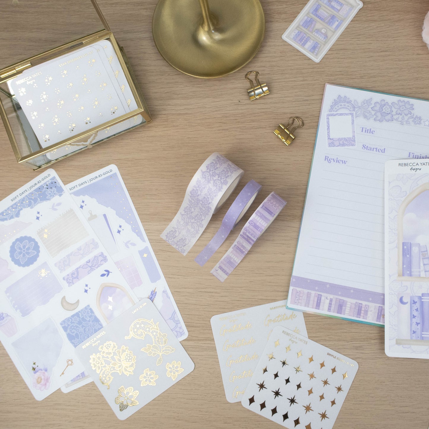 SOFT DAYS WASHI TAPE SET - Rebecca Yates