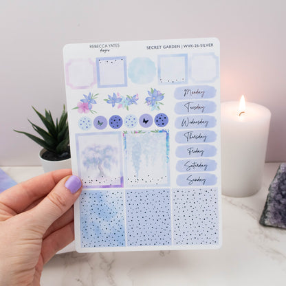 SECRET GARDEN - VERTICAL PLANNER WEEKLY KIT