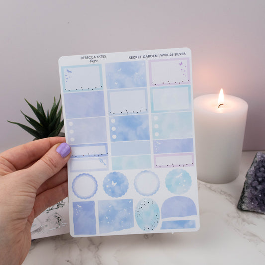 SECRET GARDEN - VERTICAL PLANNER WEEKLY KIT - Rebecca Yates