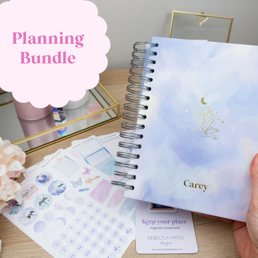 PERSONALISED CRYSTALS PLANNER - PLANNING BUNDLE