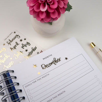 DO WHAT MAKES YOUR SOUL SHINE - PERSONALISED PLANNER