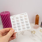 PHOTOGRAPHY - FOILED ICON PLANNER STICKERS - Rebecca Yates