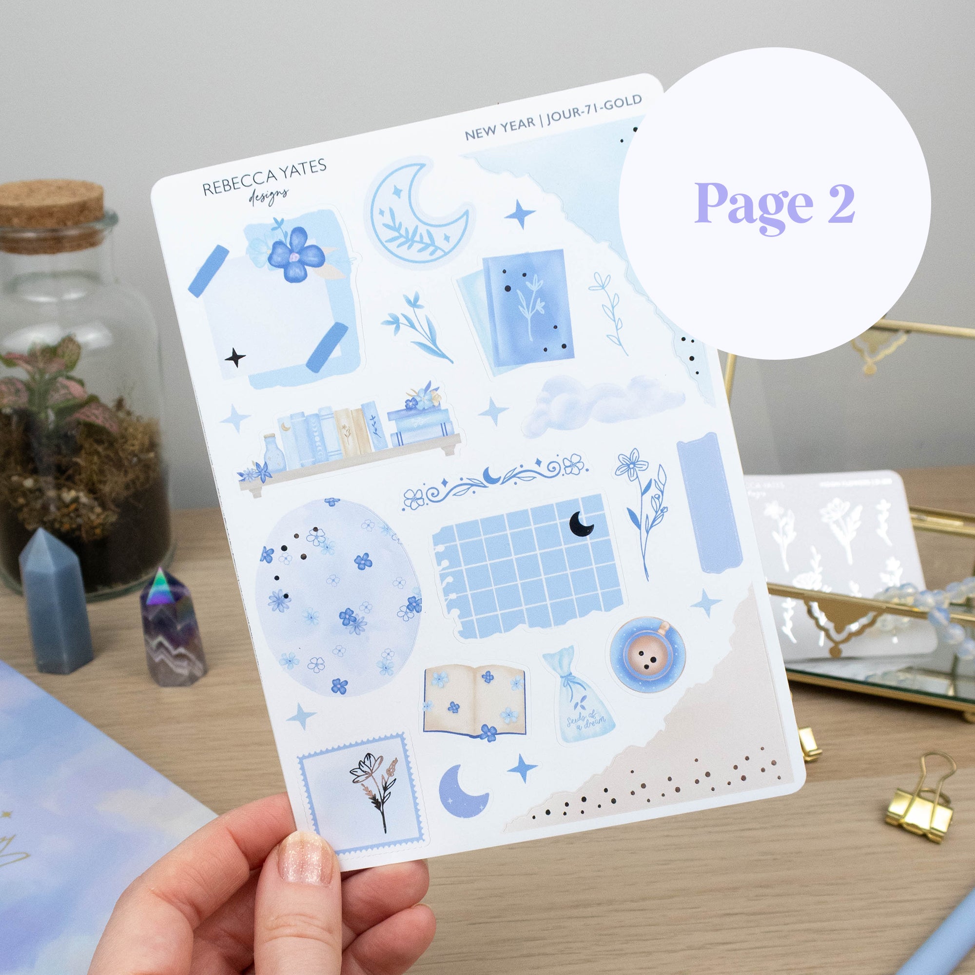 UNDER THE MOON  - JOURNAL KIT - Rebecca Yates