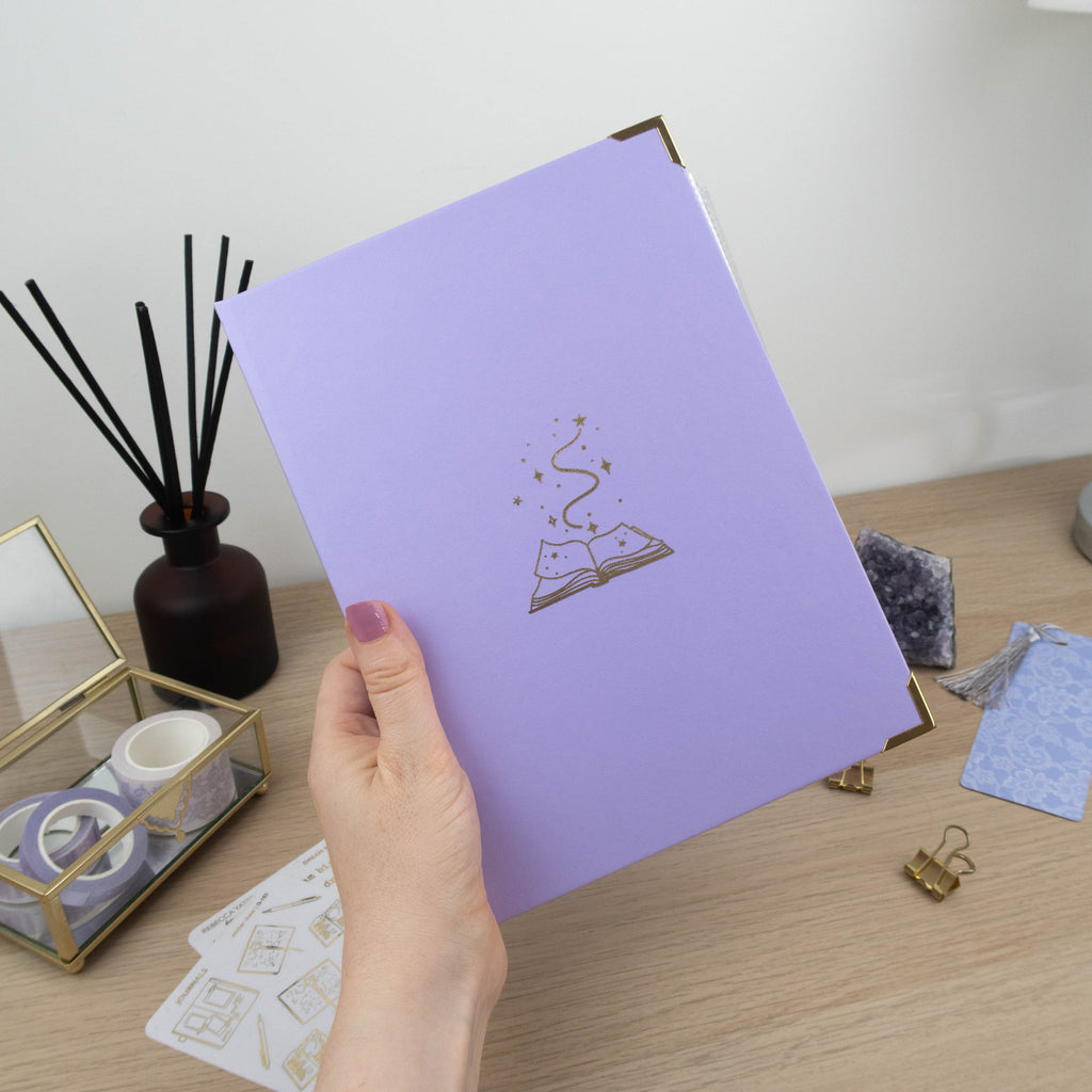 LAVENDER STICKER STORAGE BINDER - Rebecca Yates