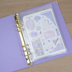 LAVENDER STICKER STORAGE BINDER - Rebecca Yates