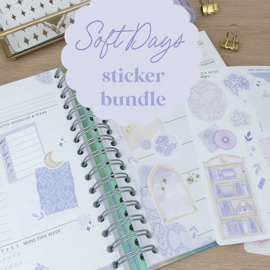 SOFT DAYS - BIG CREATIVE STICKER BUNDLE - Rebecca Yates