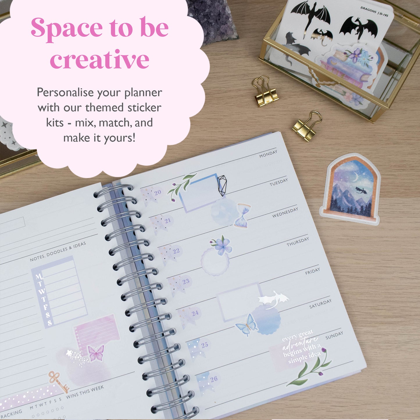 COFFEE, PLAN, DO - PERSONALISED PLANNER - Rebecca Yates