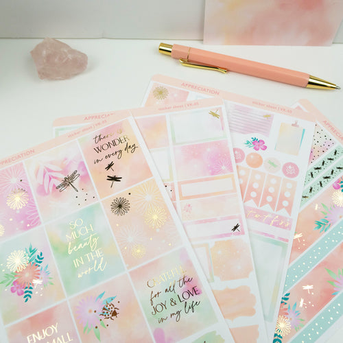 APPRECIATION - VERTICAL PLANNER WEEKLY KIT - Rebecca Yates