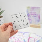 HUMMINGBIRD BOUQUETS - FOILED PLANNER STICKERS - Rebecca Yates