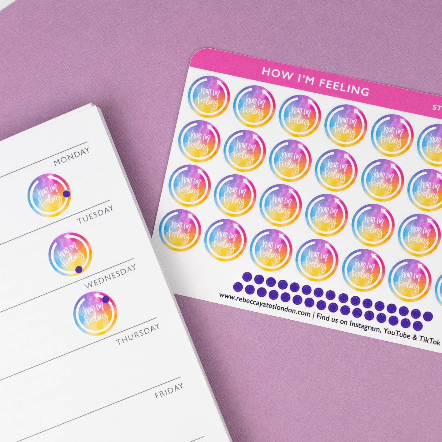 HOW I'M FEELING - MOOD TRACKER STICKERS