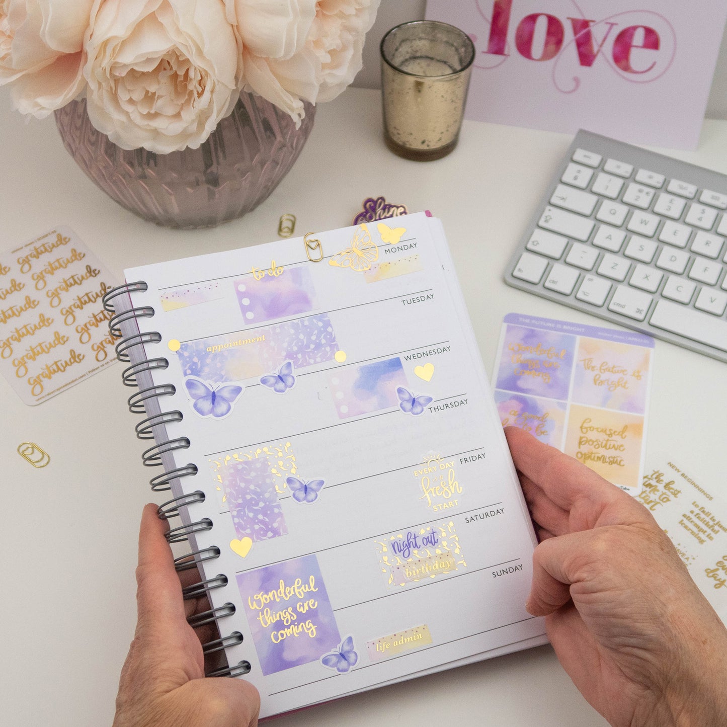 BUTTERFLIES - PLANNER STICKER SHEET