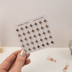 STARS NUMBERS - FOILED PLANNER STICKERS - Rebecca Yates