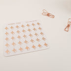 STARS NUMBERS - FOILED PLANNER STICKERS - Rebecca Yates