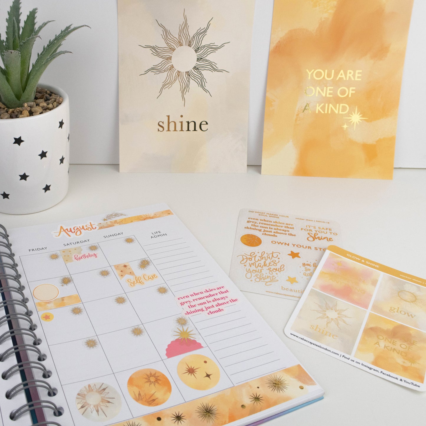 DO WHAT MAKES YOUR SOUL SHINE - FOILED QUOTE STICKERS